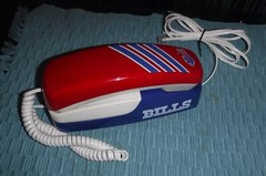 Vintage Telko Inc. NFL Buffalo Bills Model# 206 Telephone- push button Works!