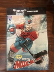 2026 San Jose Sharks Macklin Celebrini Marvel Spider-Man Comic Book NHL Hockey