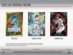 2026 LEAF BASEBALL NATION HOBBY BOX – BRAND NEW – FAST FREE SHIPPING 🔥🔥🔥
