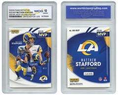 2025 Panini MATTHEW STAFFORD 2025 NFL Most Valuable Player #AW-MVP – GEM MINT 10