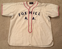 Fox Hill Athletic Association Flannel Baseball Jersey – Vintage – MacGregor