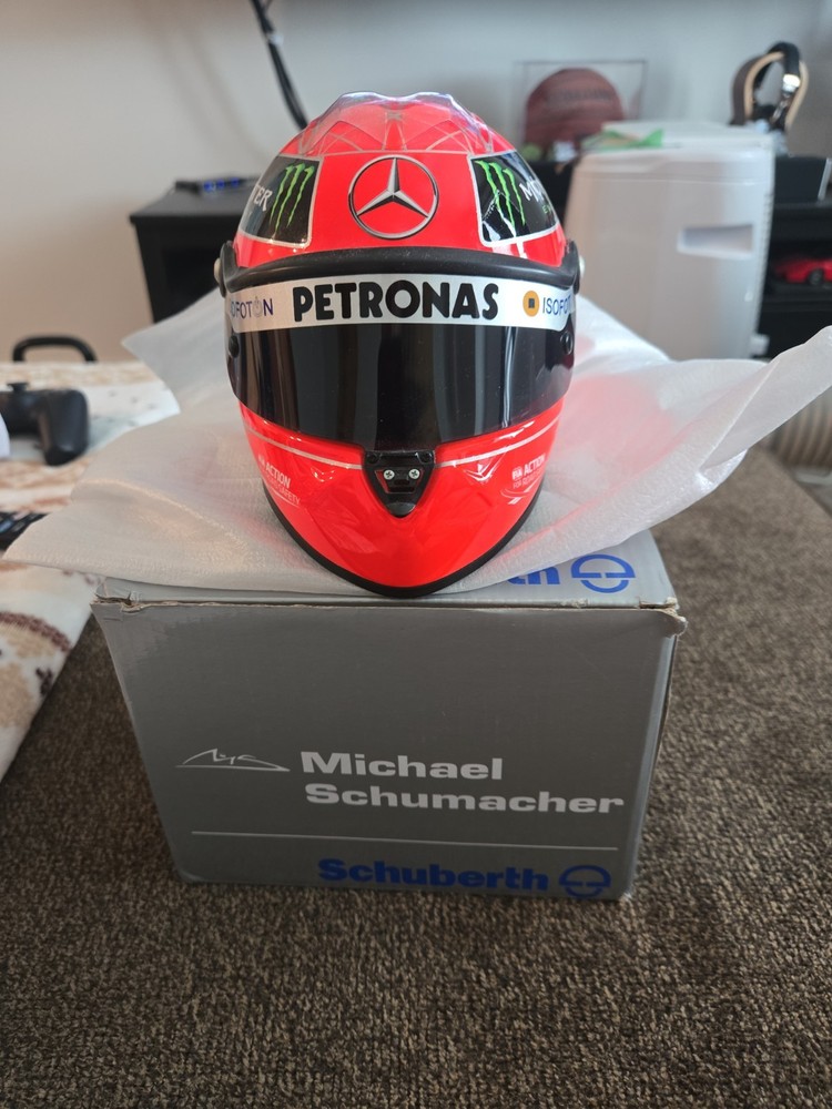 2012 Schuberth Michael Schumacher Scale 1:2 Helmet,Autographed!!
