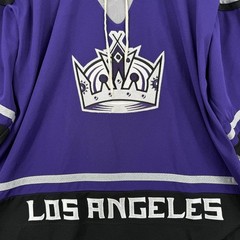 Los Angeles Kings Jersey Mens XXL Purple Black NHL Hockey CCM Used In Game