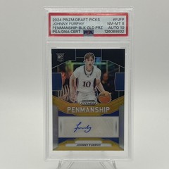 Panini 2024-25 Prizm Draft Picks /5 Rookie Johnny Furphy Penmanship