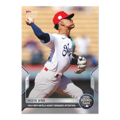 2022 MLB TOPPS NOW 548 MASYN WINN SS 100 MPH THROW FUTURES GM CARDS XRC