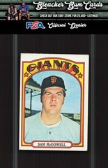 1972 Topps 720 Sam McDowell High # SP