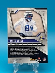2024 Panini Prizm Jared Verse #341 Red White & Blue Prizm (RC)