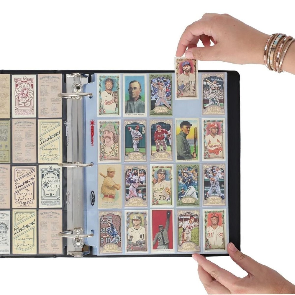 400 Tobacco Card T206 Album Pages 20 Pockets BCW Poly Sheets For 3 Rings Binder