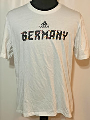 Germany National Team 2022 World Cup Qatar Fifa Adidas XL T-shirt White Soccer