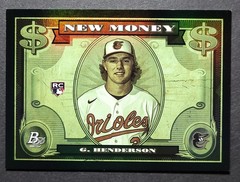 2023 Bowman Platinum – New Money Gunnar Henderson #NM-1 (RC)