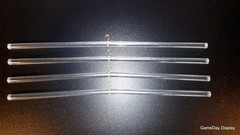 Lot of 4 Jersey Hanger for Jersey Display Case Frame Clear Acrylic GameDay