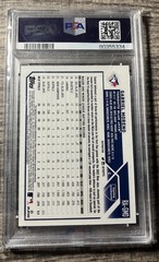 Topps 2023 Chrome Gabriel Moreno RC Auto Refractor #RA-GMO /499 PSA 9