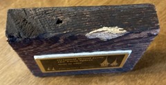 Original Piece of Wood from Churchill Downs Twin Spires Built in 1895 AUTHENTIC