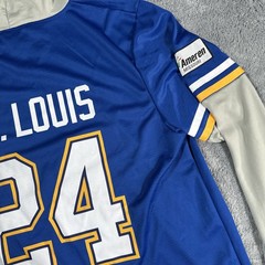 St. Louis Blues Shirt Hoodie Men’s L NHL Hockey Ameren 24 Success Brands Jersey