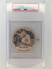 1954 Dixie Lids-Preacher Roe-PSA 4 (Thompson’s Blue Back) with R Tab