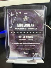 2025 Topps Resurgence Bryce Young /99 Molecular Marks Blue Auto
