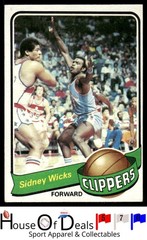 1979-80 Topps #16 Sidney Wicks San Diego Clippers Basketball Card