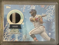 Ronald Acuña Jr. 2023 Topps Holiday Relics Patch /10 Braves 03/10 Player Worn