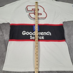 Vintage Dale Earnhardt Shirt Mens XL White NASCAR GM Goodwrench Service 3 RCR