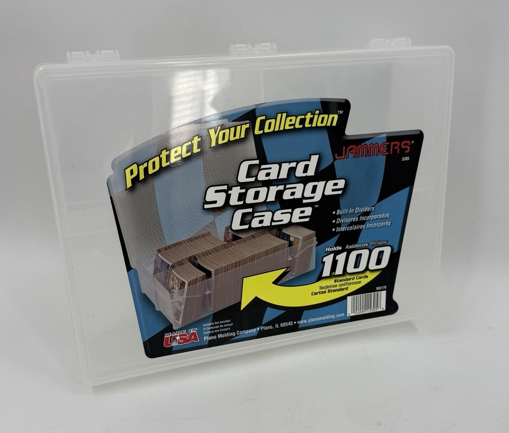 Plano Jammers Jumbo Card Storage Case Original Holds 1100 Cards NWT
