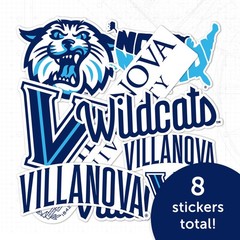 Desert Cactus Villanova University Sticker VU 8.5 inches x 11 inches, White