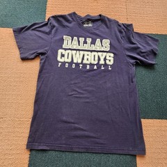 Dallas Cowboys Adult T-Shirt Large Blue 100% Cotton Team Apparel Graphic S/S Z9a