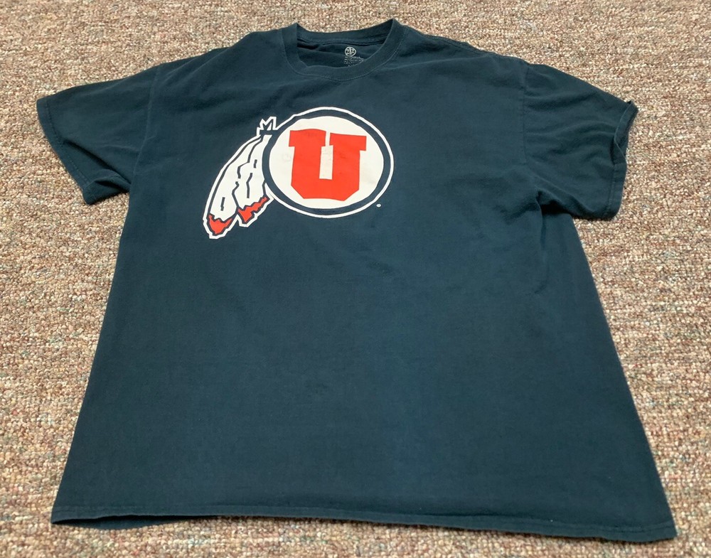 University of Utah Utes Fahrenheit 212 T Shirt Mens XL Black