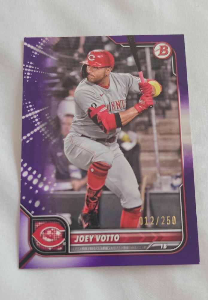 2022 Bowman – Joey Votto #1 Purple Border /250