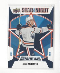 2019-20 Upper Deck Credentials 1st Star of the Night #1S01 Connor McDavid Oilers