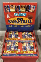 1991-92 FLEER BASKETBAL JUMBO CELLO BOX 24 PACKS OF 53 CARDS Michael Jordan