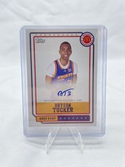 2024 Topps Chrome McDonald’s All-American Bryson Tucker Event Auto #EA-BT