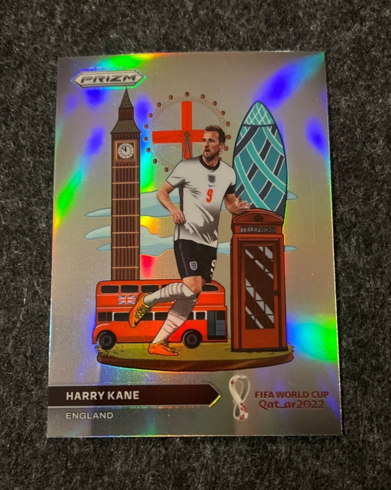 2022 Panini FIFA World Cup Prizm Harry Kane #9 National Landmarks SSP