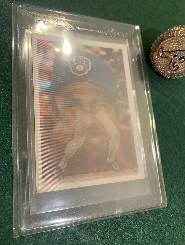 1986 Sportflics Robin Yount Yankees Version! Incredibly Rare! Best 80s Error!