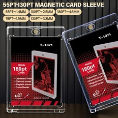Magnetic Trading Sports Card Holder 35pt-130pt One-Touch Hard Case UV Protection