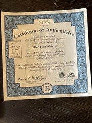 Dan Marino 369 Touchdown Plate COA