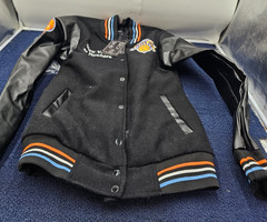Mariska Hargitay Knicks Playoff Game Jacket, Size 2XS Varsity Jacket