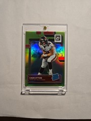 2022 Panini Donruss Optic – Rated Rookie Cade Otton #293 Lime Green Prizm /35 RC