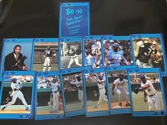 1990 Bo Jackson “Two Sport Superstar” 12 Card Oddball Set