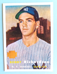 2001 TOPPS ARCHIVES BOBBY RICHARDSON #29 REPRINT 1957 #286 NEW YORK YANKEES