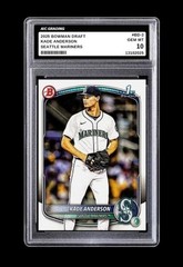 2025 Kade Anderson 1st Bowman Draft Rookie Card #BD-3 Seattle Mariners Graded 10