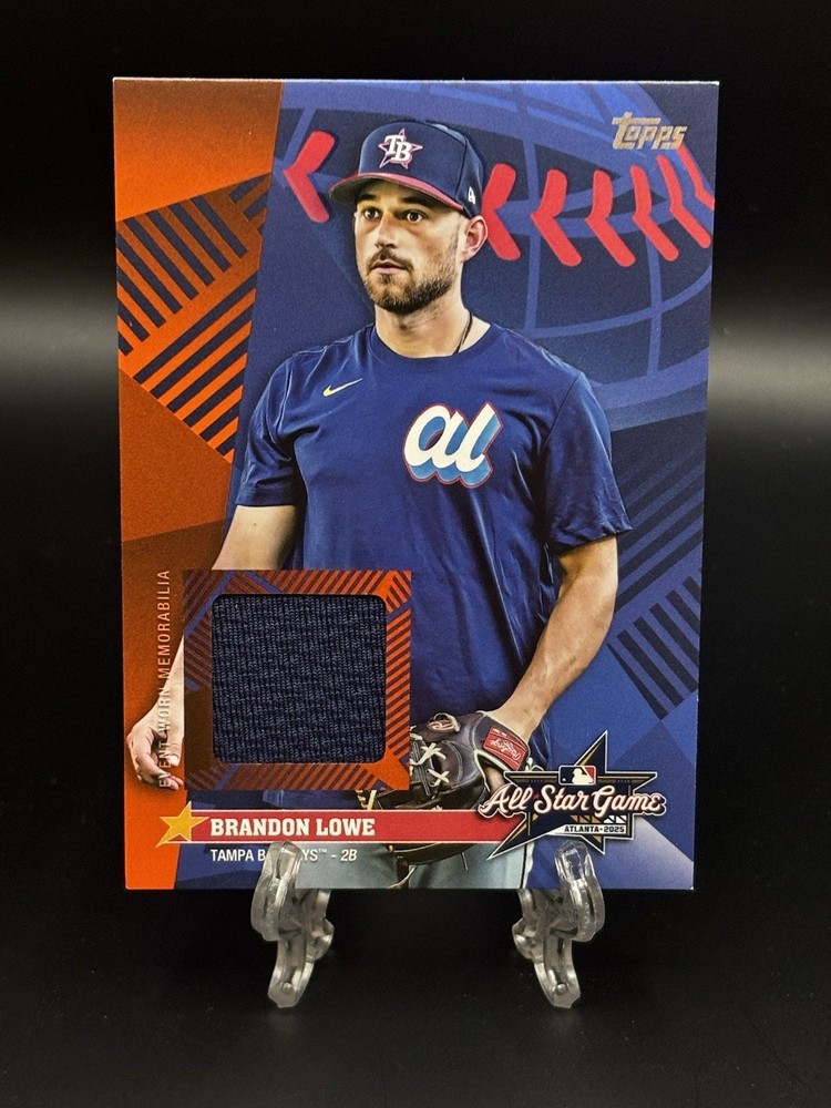 2025 Topps Update Brandon Lowe Event Worn All Star Game Relic 3/25 TB Rays