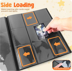 Card Binder, 9 Pocket Trading Card Album Folder,20 Pages, 360 Card Capacity