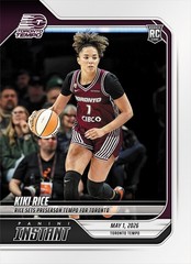2026 Panini Instant WNBA Kiki Rice ROOKIE CARD 1/182 SP Toronto Tempo #23 RC 🔥