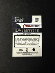 67!!! Maxime Raynaud 2026 NBA Hoops #210 Rookie Serial #67/99 Sacramento Kings