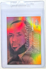 Lebron James 2021 Skybox Metal Intimidation Nation #IN-32, Gem Mint 10, Quick