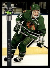 1992 Classic Games, Inc – Jeff McLean Ice Hockey card Raw Trading Card