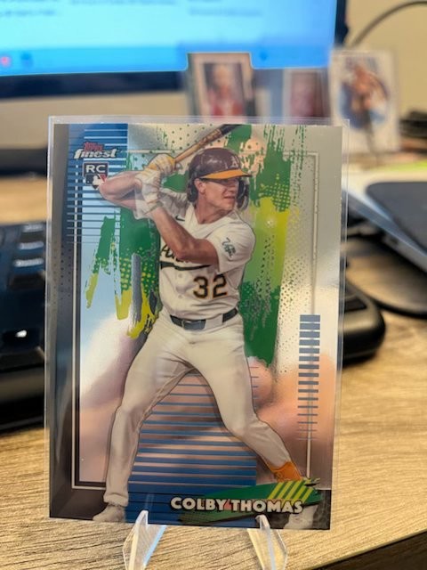 Colby Thomas 2026 Topps Finest Common Rookie Card #75