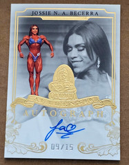 2023 Mr. Olympia Bodybuilding Jossie N. A. Becerra Auto Autograph 09/15 Made
