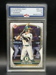 2023 Bowman Draft – Jacob Wilson 1st Bowman #BD-121 (RC) Gem Mint 10 💎 🔥A’s