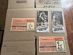 lot of 4 1970-71 Topps Basketball Superstars Connie Hawkins, Billy Cunningham